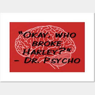 Dr Psycho Posters and Art